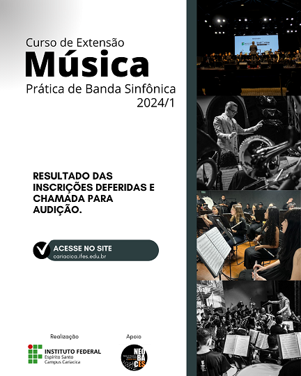 Resultado das inscrições e Chamda para Audição