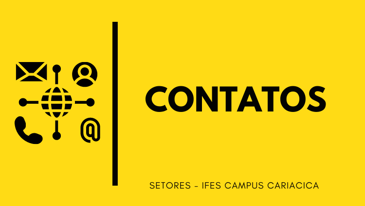 Contatos dos setores do Ifes Campus Cariacica